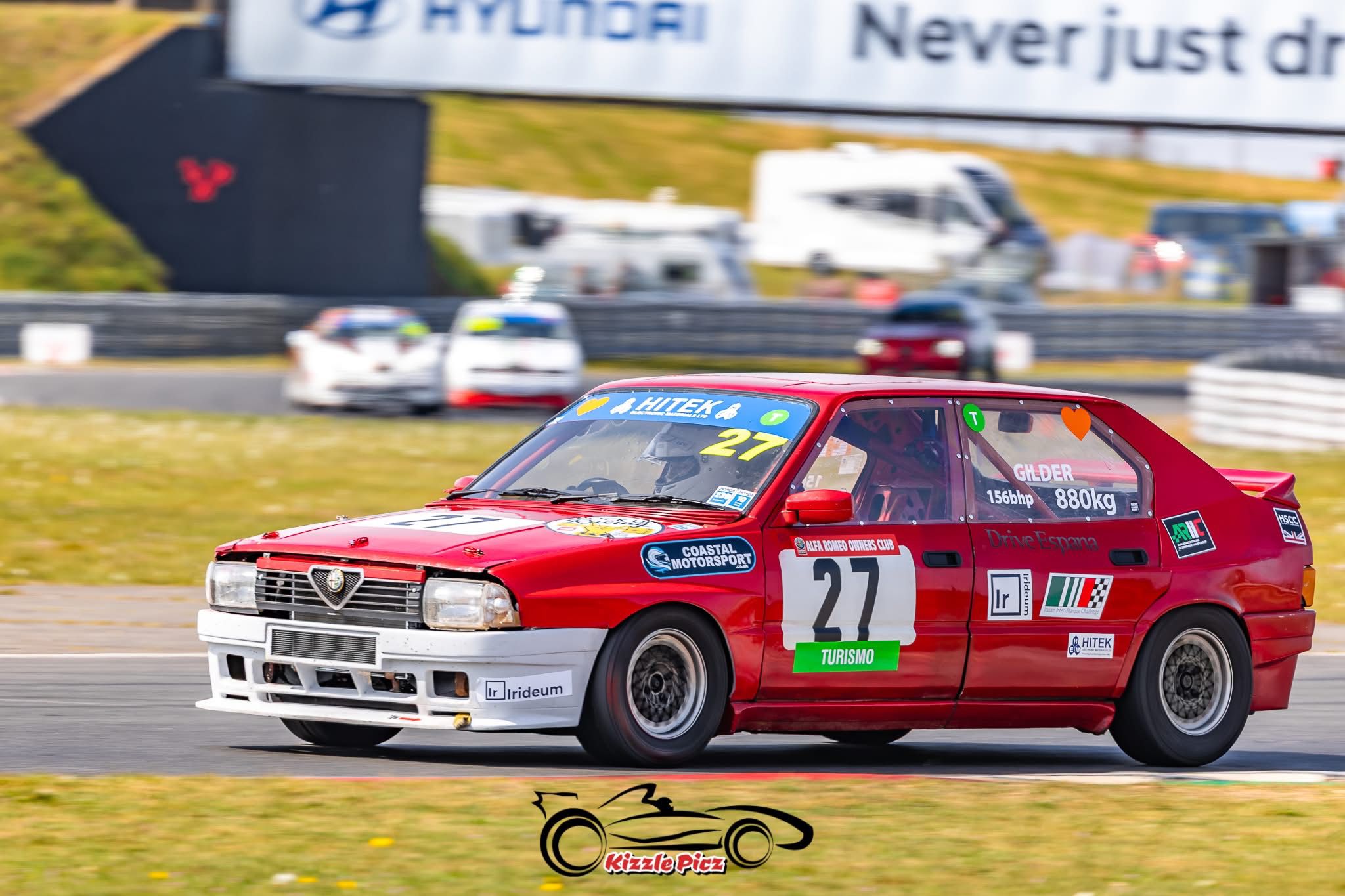 Coastal Motorsport Alfa Romeo racing on track