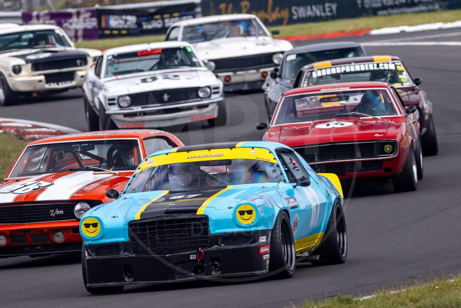 Coastal Motorsport Camaro racing on circuit